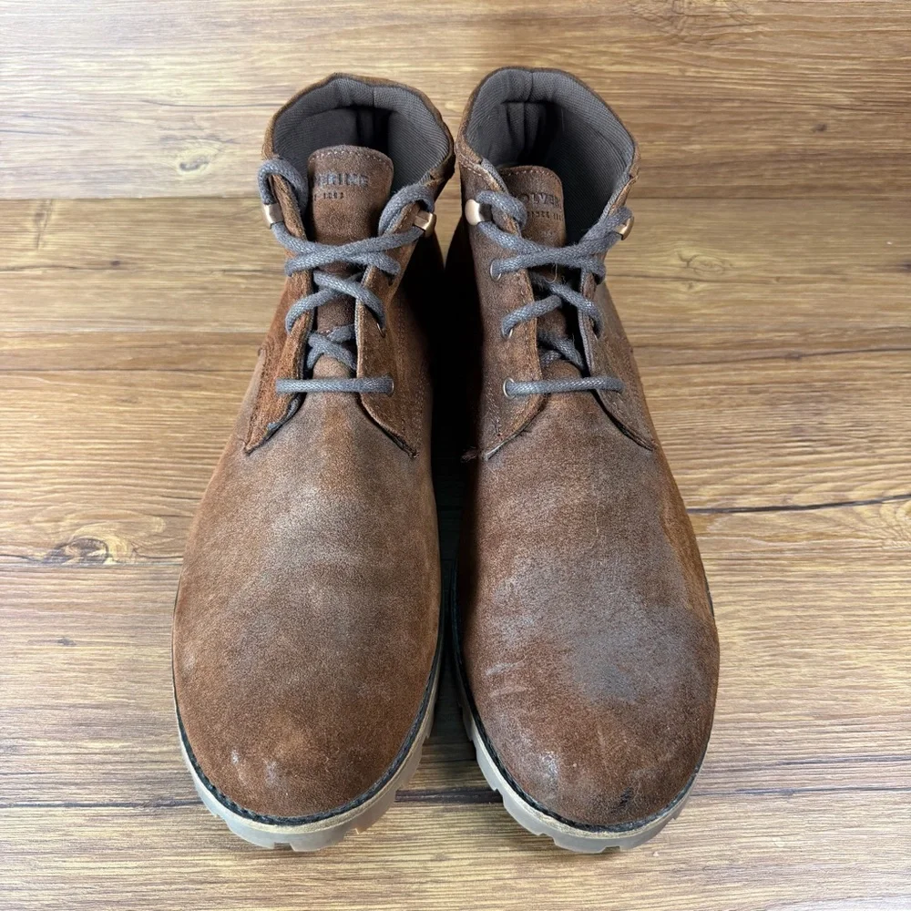 Wolverine Cort Chukka Leather Boots‎ Men’s Size 12 Lace Up Shoes